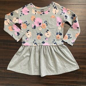 Tea Collection Long Sleeve Floral Print Dress NWT